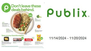 Publix Weekly Ad US  11142024  11202024 [upl. by Atileda]