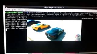 MPEG DASH Playback on RaspBerry Pi model B [upl. by Wsan731]