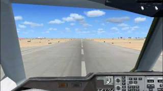 American Airlines MD11 CockpitView Takeoff [upl. by Nauqit]