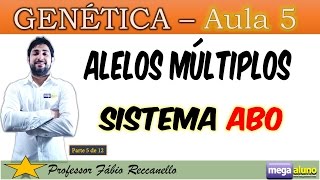 Sistema ABO  Tipagem Sanguínea e transfusões de sangue Aula de genética Parte 5 de 12 genetica [upl. by Roanne]