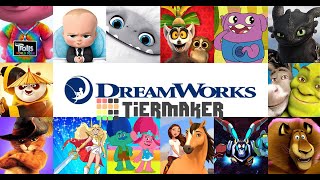 DreamWorks Animation Movies Tier List Ranking [upl. by Ainwat]