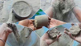 Itni Soft amp Dusty😱Very Dusty Soft Reused Cement Crumbling🤤asmrsounds oddlysatisfying trending [upl. by Ahsyek]