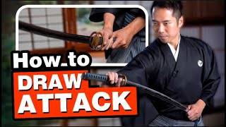 How To Draw and Attack With A Katana Featuring LetsaskShogo [upl. by Naraa]