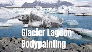 Arctic Fantasy Mesmerizing Bodypainting at Jökulsárlón [upl. by Deys]