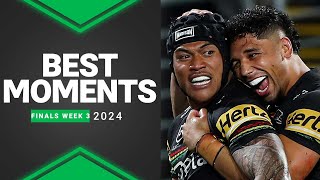 NRL 2024  Best Moments  Finals Week 3 [upl. by Leelah]