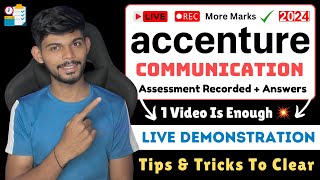 Accenture Communication Assessment Round 2024  Live Test  Questions Answers amp Tips [upl. by Adali154]