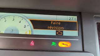 Effacer voyant quotfaire révisionquot Renault [upl. by Vokay6]