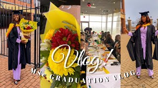 MY GRADUATION VLOG 🎓 MSc Public Health  University of Sunderland Uk  MonnyLagos [upl. by Notlrac]