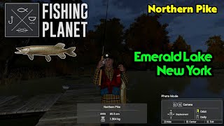 Northern Pike Emerald Lake  Fishing Planet [upl. by Dis]