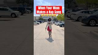 When your mom makes a rap song 😂 [upl. by Salchunas]