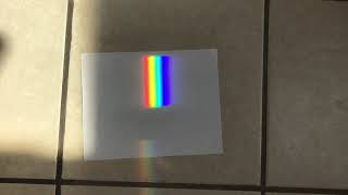 Light dispersion through a prism [upl. by Siclari322]