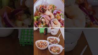 Como preparar unos cevichitos de forma rapida food ceviches cevicheperuano satisfying [upl. by Carlick159]