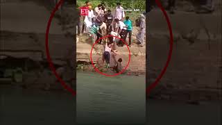 Indian Army soldier jumps into Bhakra Canal near Patiala to rescue a drowning teenage girl [upl. by Adeuga]