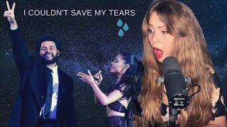 REACTION The Weeknd amp Ariana Grande LIVE Save Your Tears at iHeartRadio Music Awards 2021 [upl. by Dalpe920]