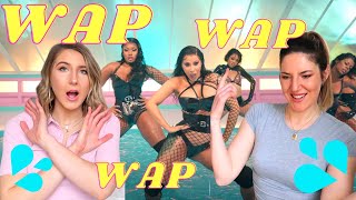 Cardi B  WAP feat Megan Thee Stallion Official Music Video  REACTION [upl. by Gussman742]