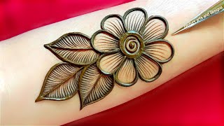 New stylish front hand mehndi design  easy mehndi design  mehndi ka design  mehndi design mehndi [upl. by Harcourt924]