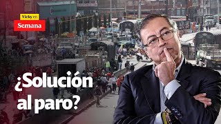 Por el paro camionero le proponen SOLUCIÓN al presidente Gustavo Petro  Vicky en Semana [upl. by Ziladnerb600]