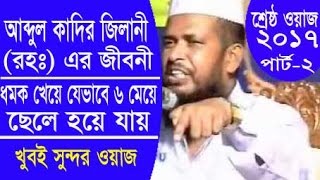 New Waz 2017 Part2 About Abdul Kader Jilani RABy Maulana Tofazzol HossainReact [upl. by Gascony]