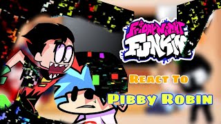 Corrupted Robin  Fnf React To Teen Titans Go Come Learn With Pibby [upl. by Nimoynib]