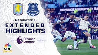 Aston Villa v Everton  PREMIER LEAGUE HIGHLIGHTS  9142024  NBC Sports [upl. by Arait]