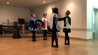 Clann na Cara Adult Irish Dancers  Spring Fling  Four Hand Reel and Step About [upl. by Felder]