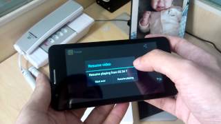 i9400 Galaxy S4 4 7 Inch Android Phone Hands ON [upl. by Ocirred]