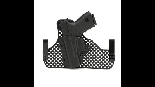 Hybrid Tuckable IWB Holster Left Hand  Rounded Gear by Concealment Express [upl. by Ahseram]