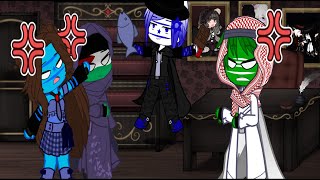 Say TREAT meme  full  Countryhumans Gacha  🏳💎🇵🇸🇮🇱🇸🇦  DJ Devaxenia [upl. by Rew]