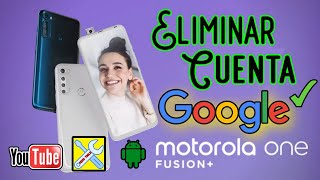 MOTOROLA ONE FUSION PLUS📱 Eliminar Cuenta Google💪 Actualizado Nueva Seguridad⚡ [upl. by Ardnuhsed]