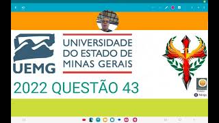 UEMG 2022 questão 43 Existem dois números de cinco algarismos distintos que satisfazem às seguintes [upl. by Aivatnwahs651]