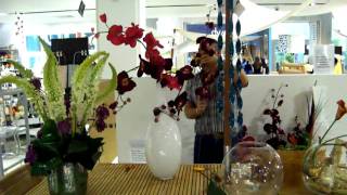 Flower arranging demonstration at Habitat by Galton Flowers  2 of 2 [upl. by Adnilym]