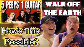 How Do 5 People Play ONE Guitar  Walk Off the Earth Reaction 🎸👀 [upl. by Renfred]