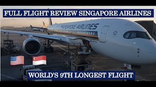 FULL Review Singapore Airlines A350 San Francisco  Singapore [upl. by Padget]