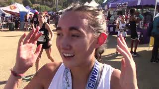 JeannaMarie Lotz of Arrowhead Christian 1st Place Girls Division 5 Blue at Mt SAC Invitational [upl. by Naziaf]