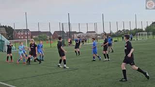 Freddie played an excellent game in Centre Midfield a year up for an u15 Fleetwood Town team [upl. by Terina]