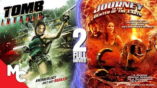 Tomb Invader  Journey To The Center Of The Earth  2 Full Movies  Action Adventure Double Feature [upl. by Ontine]