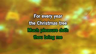 O Christmas Tree Karaoke [upl. by Ymmor]