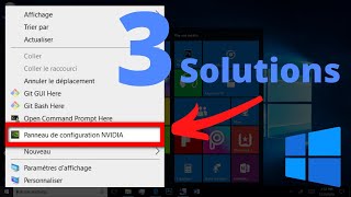 Le panneau de configuration Nvidia est introuvable [upl. by Norward]