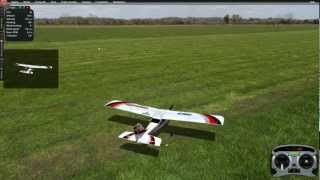 How to fly 4 channel RC airplane [upl. by Nosecyrb67]