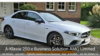 Mercedes Aklasse 250 e Business Solution AMG Limited [upl. by Earal]