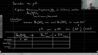 pH berekenen opl bariumhydroxide [upl. by Yeldah]