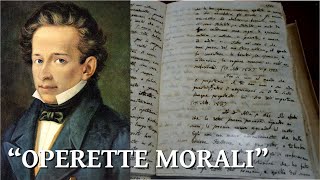 Giacomo Leopardi  Operette Morali [upl. by Nirat]