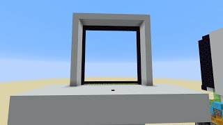 How to make a infinitely expandable piston door Minecraft [upl. by Adamek]