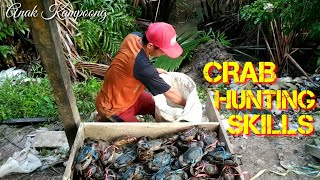 TANGKAPAN HEBAT KEPITING BAKAU BESAR  Great Catch Of large mangrove crabs [upl. by Eirrem]