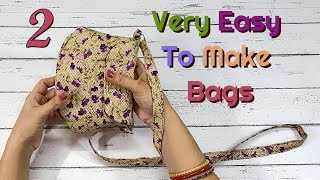 2 Must Have Bags Quick and Easy To Make At Home [upl. by Syck419]