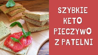 Szybkie awaryjne KETO PIECZYWO Z PATELNI [upl. by Kendall]