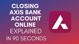 How To Close Axis Bank Account Online In 2024 [upl. by Nadler]