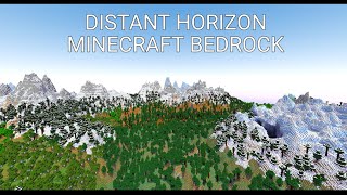 Distant Horizon para Mcpe 121 amp 120 com Shaders  52 Chunks [upl. by Ennaharas]