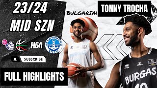 Tonny Trocha Highlights 202324 Bulgaria NBL  Chernomorets Bulgaria [upl. by Springer553]