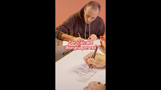 Zerocalcare disegna i personaggi di STRAPPARE LUNGO I BORDI  Shorts  Netflix Italia [upl. by Giule]